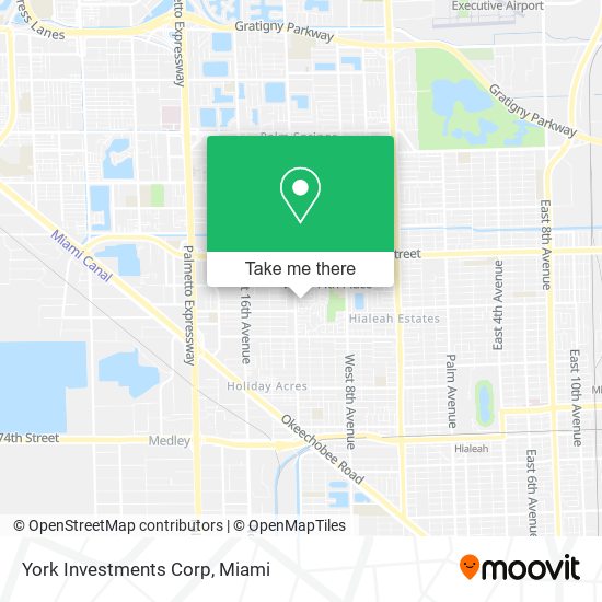 York Investments Corp map