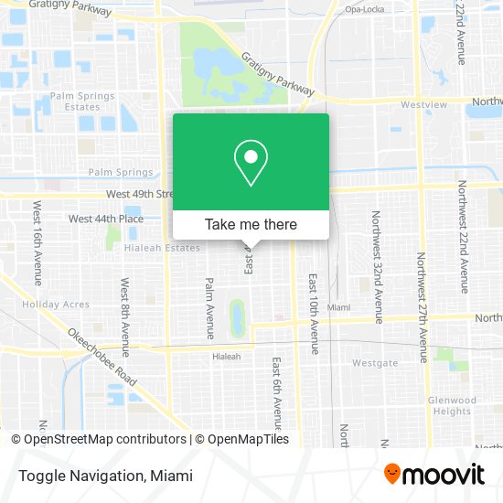 Toggle Navigation map