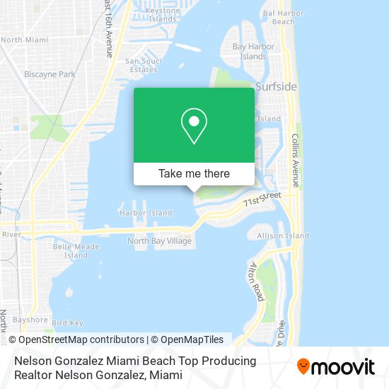 Nelson Gonzalez Miami Beach Top Producing Realtor Nelson Gonzalez map