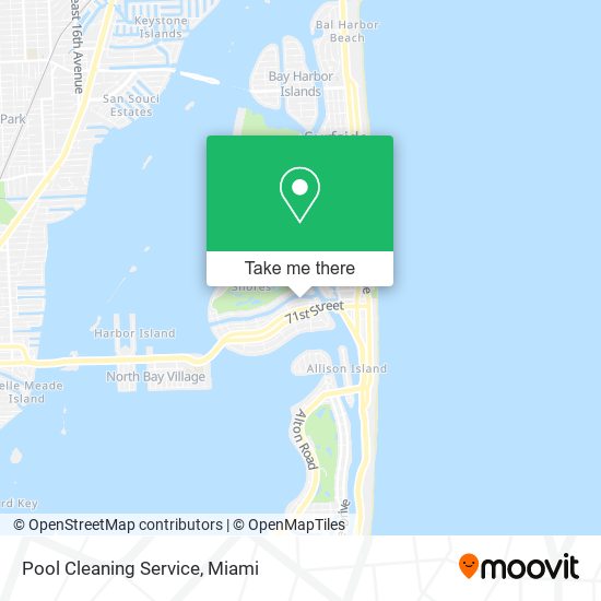 Pool Cleaning Service map