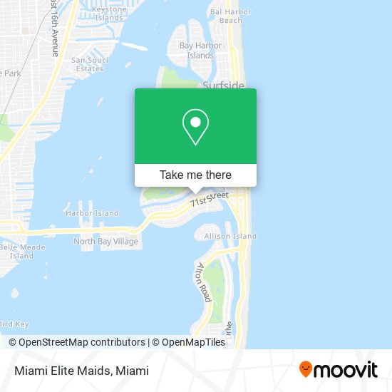 Miami Elite Maids map