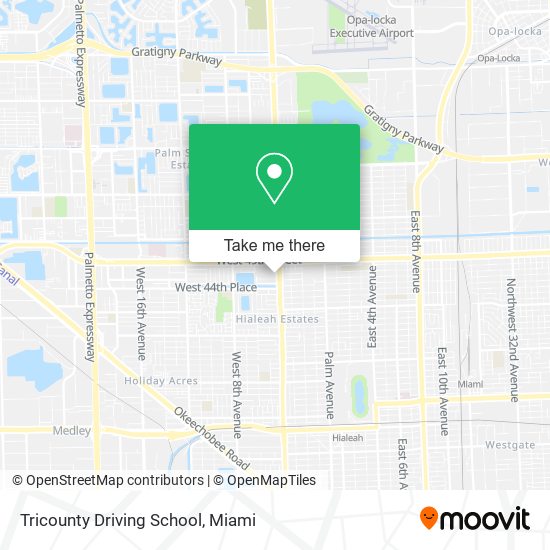 Tricounty Driving School map