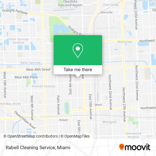 Rabell Cleaning Service map