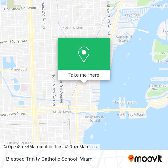 Blessed Trinity Catholic School map