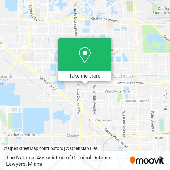 The National Association of Criminal Defense Lawyers map
