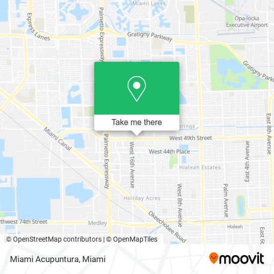 Miami Acupuntura map