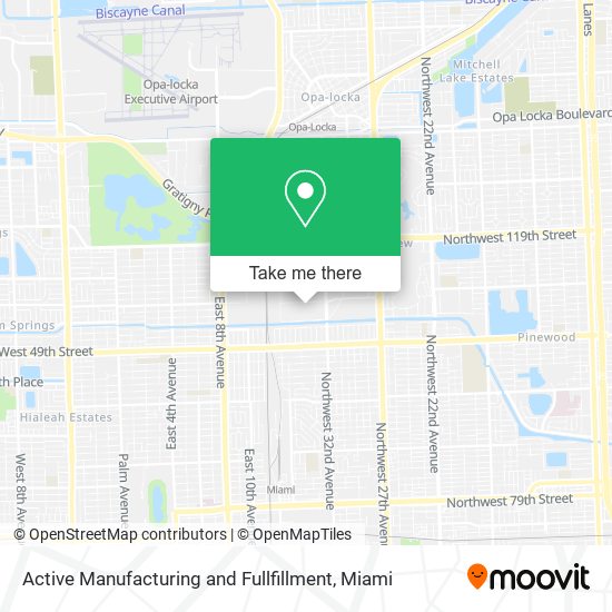Mapa de Active Manufacturing and Fullfillment