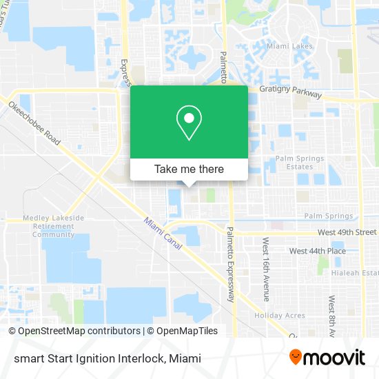 Mapa de smart Start Ignition Interlock