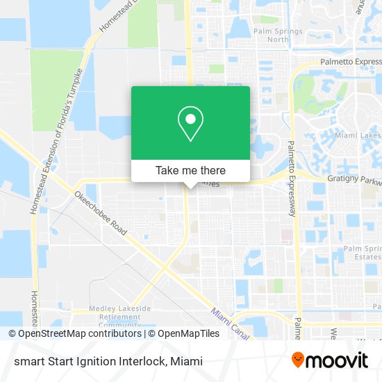 Mapa de smart Start Ignition Interlock