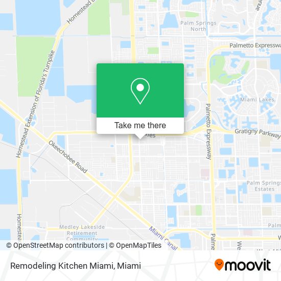 Remodeling Kitchen Miami map