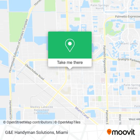 Mapa de G&E Handyman Solutions