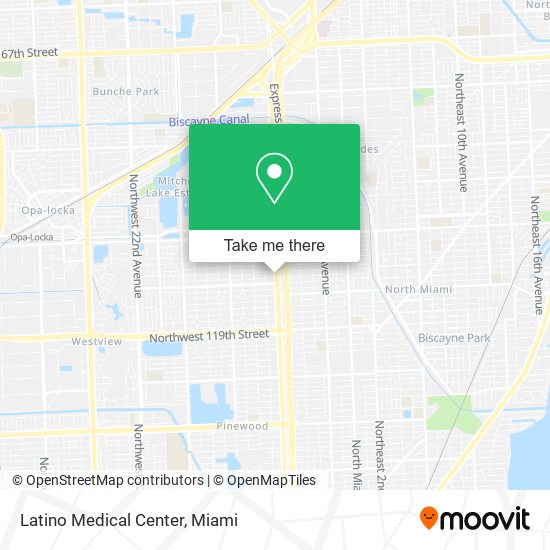 Mapa de Latino Medical Center