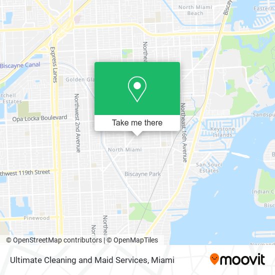 Ultimate Cleaning and Maid Services map