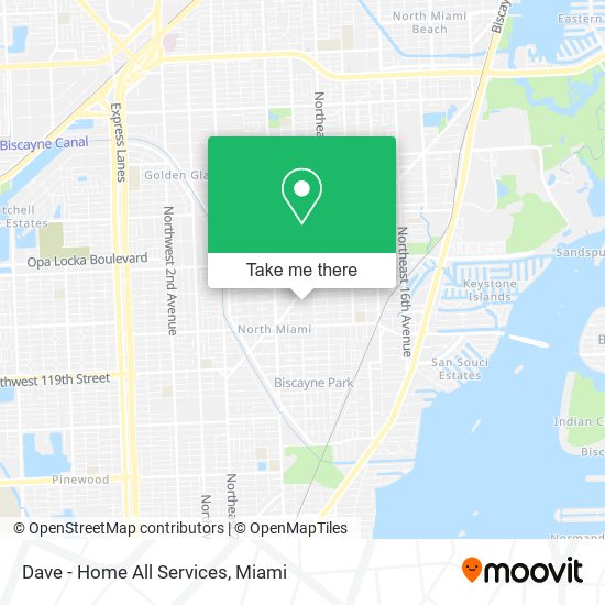 Dave - Home All Services map