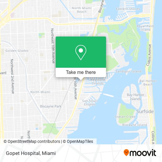 Gopet Hospital map