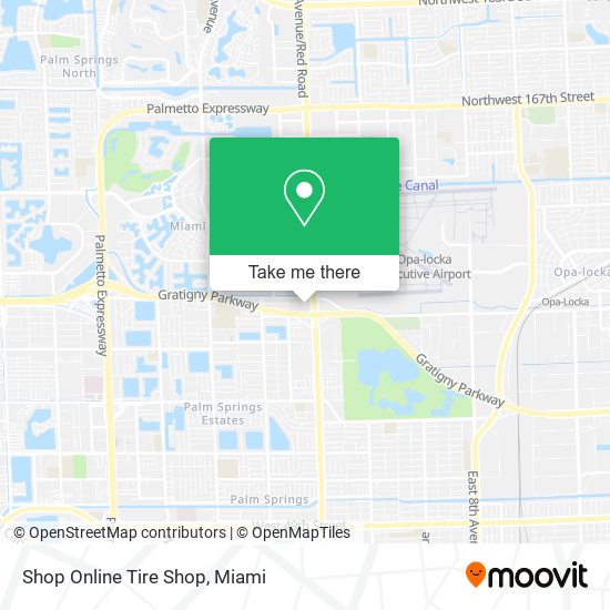 Shop Online Tire Shop map