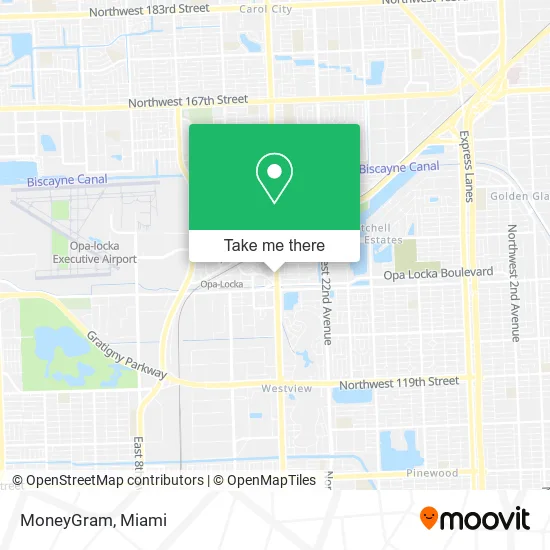 MoneyGram map