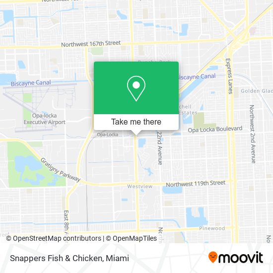 Snappers Fish & Chicken map