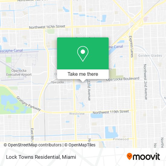 Mapa de Lock Towns Residential