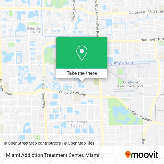 Miami Addiction Treatment Center map