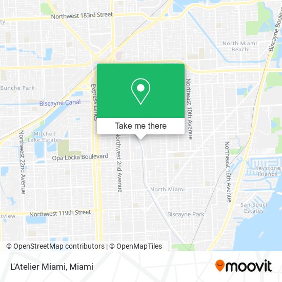 Mapa de L'Atelier Miami