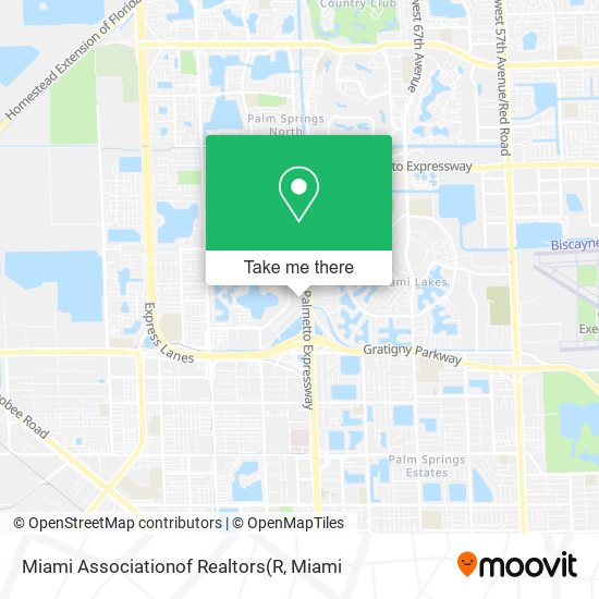 Mapa de Miami Associationof Realtors