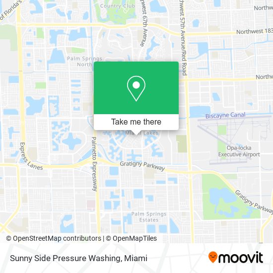 Mapa de Sunny Side Pressure Washing