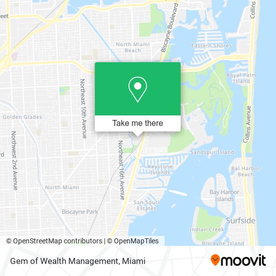 Mapa de Gem of Wealth Management