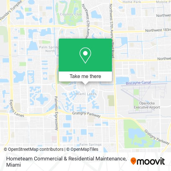 Hometeam Commercial & Residential Maintenance map