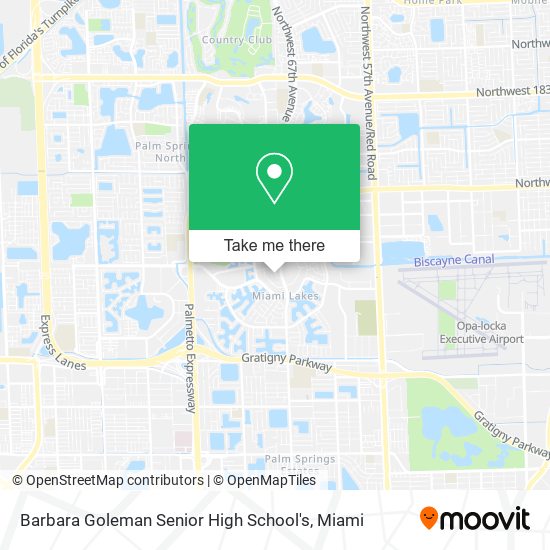 Barbara Goleman Senior High School's map