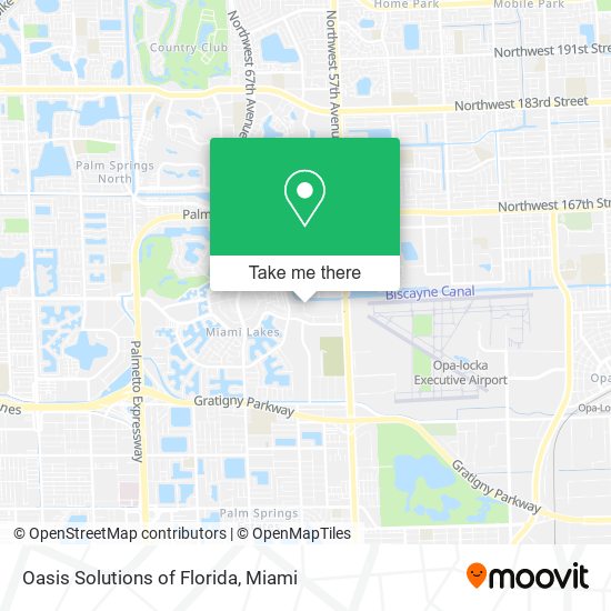 Oasis Solutions of Florida map