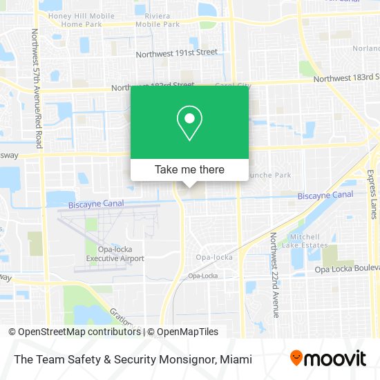 Mapa de The Team Safety & Security Monsignor