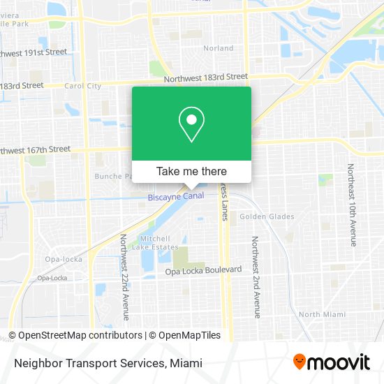 Neighbor Transport Services map