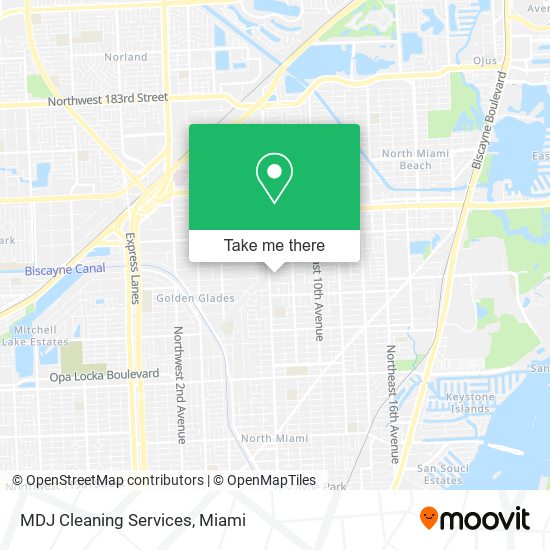 MDJ Cleaning Services map