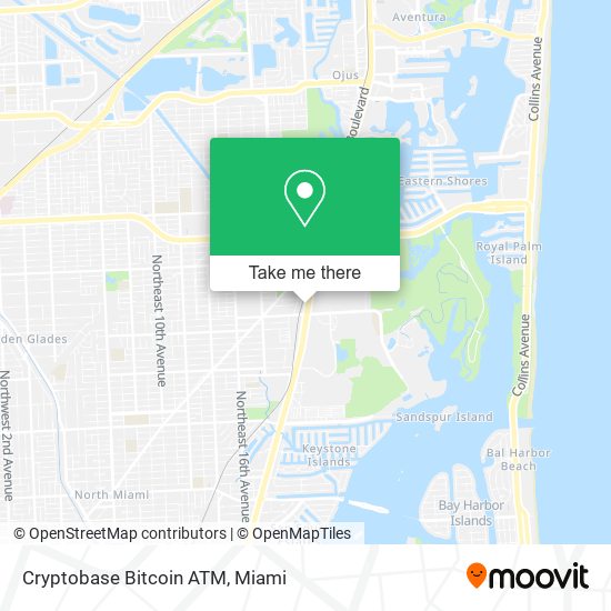 Mapa de Cryptobase Bitcoin ATM