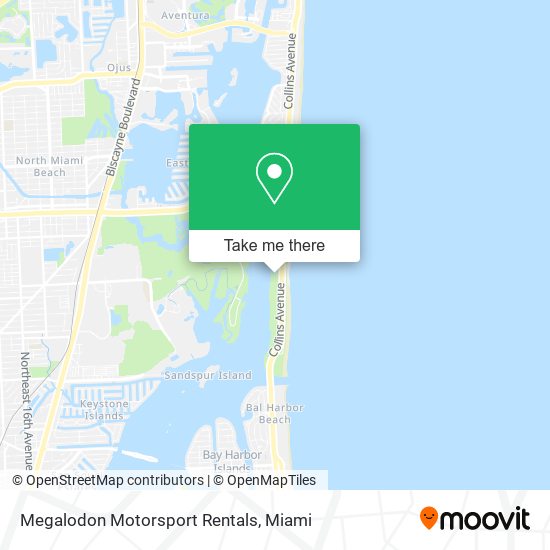 Megalodon Motorsport Rentals map