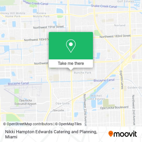 Nikki Hampton Edwards Catering and Planning map