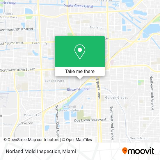Mapa de Norland Mold Inspection