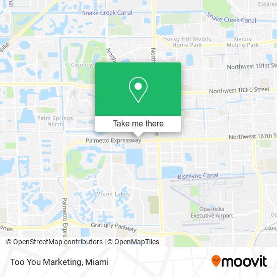 Too You Marketing map