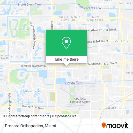 Procare Orthopedics map