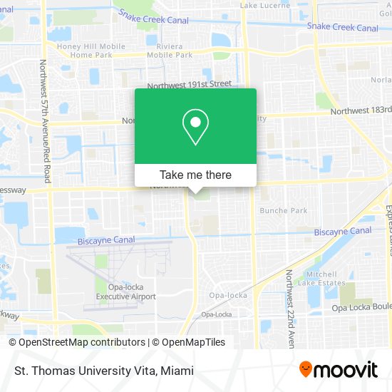 Mapa de St. Thomas University Vita