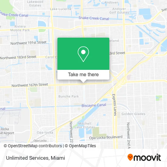 Unlimited Services map