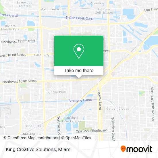 King Creative Solutions map