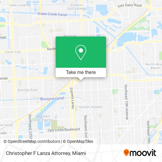 Christopher F Lanza Attorney map