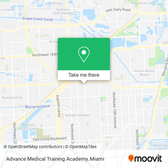 Mapa de Advance Medical Training Academy