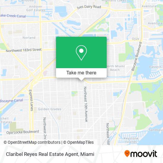 Mapa de Claribel Reyes Real Estate Agent