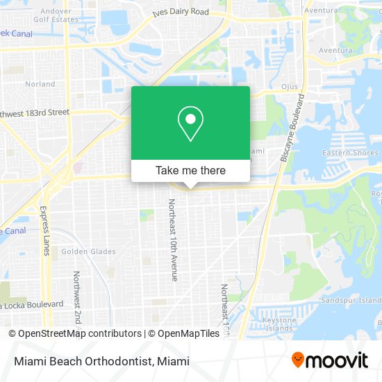 Mapa de Miami Beach Orthodontist