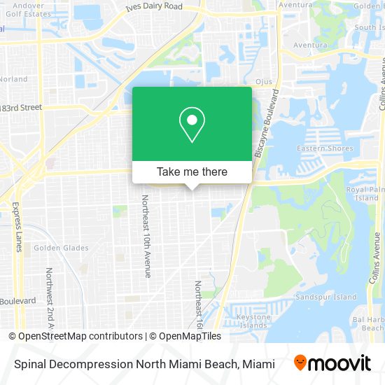 Spinal Decompression North Miami Beach map