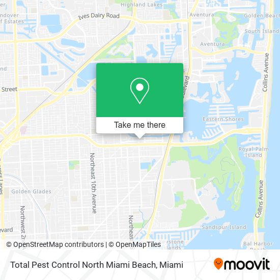 Total Pest Control North Miami Beach map