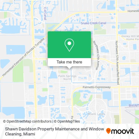 Shawn Davidson Property Maintenance and Window Cleaning map